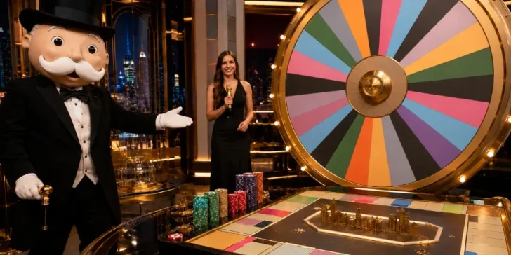Monopoly Live: tabuleiro bônus, roda ao vivo e Mr. Monopoly - 1