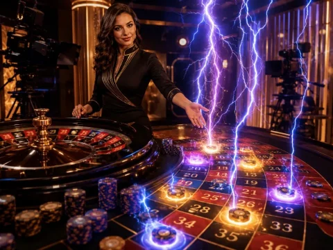 Lightning Roulette ao vivo: multiplicadores e números especiais