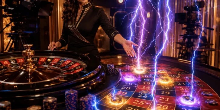 Lightning Roulette ao vivo: multiplicadores e números especiais - 1